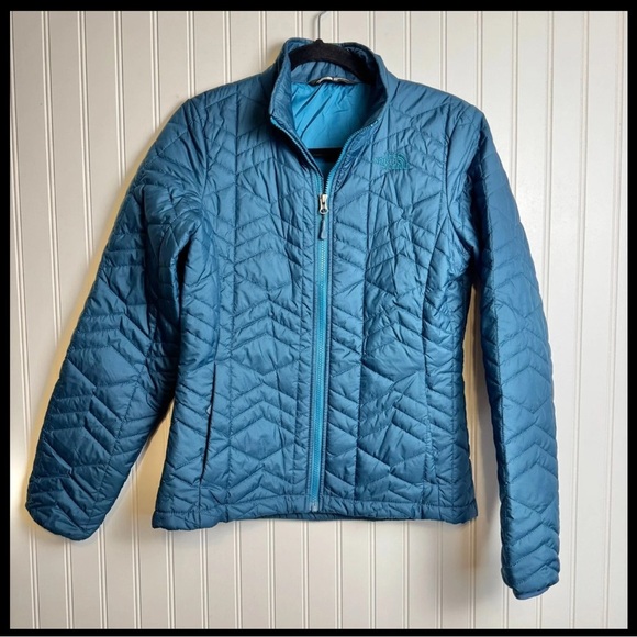 The North Face Teal Full Zip Quilted Puffer Bombay Jacket Women's Small - Picture 1 of 5